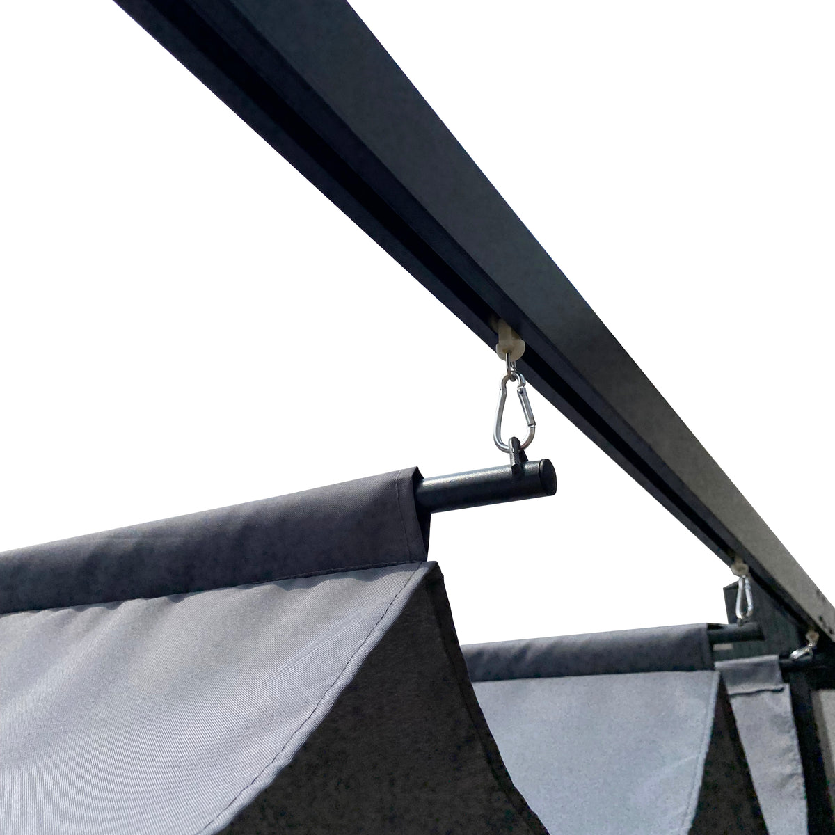 Outdoor Retractable Pergola Gray