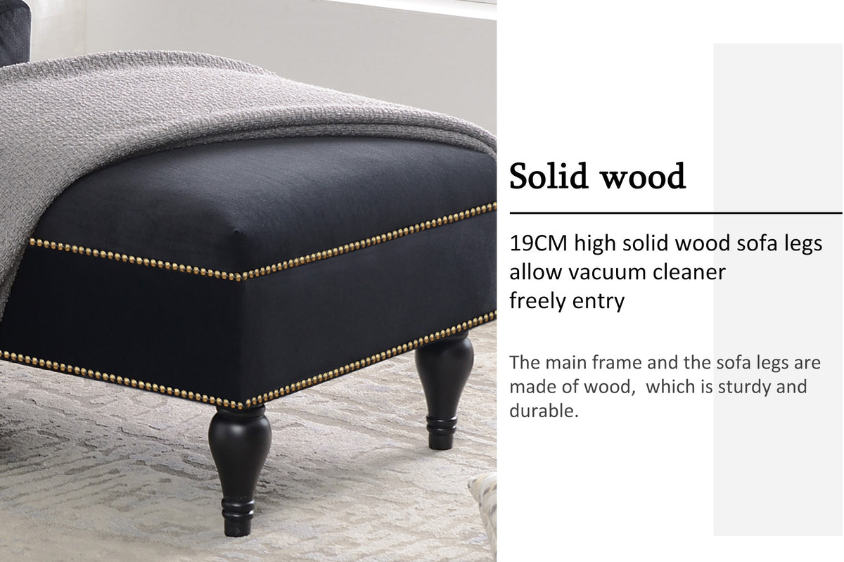 Velvet Cluster Lounge Chair Gray
