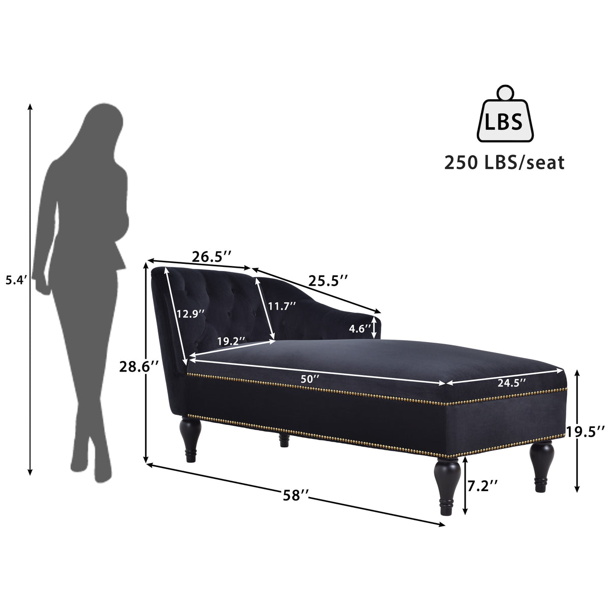 Velvet Cluster Lounge Chair Gray