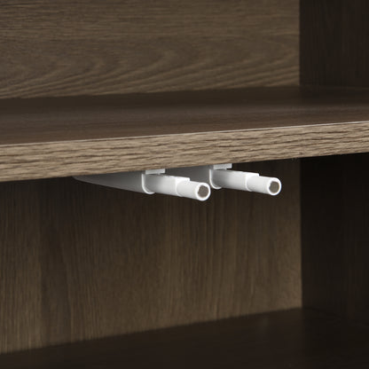 Shoe Cabinet with Soft Cushion Seat and Shelves