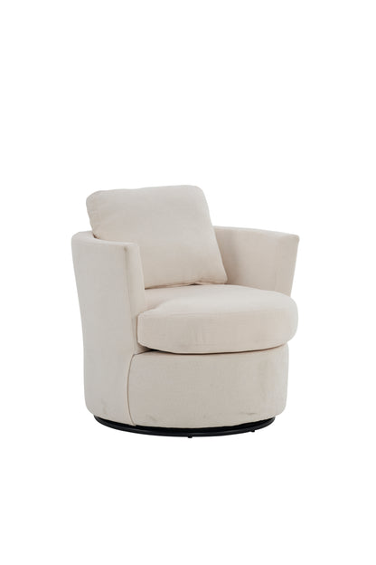 Rotating Club Chair Beige