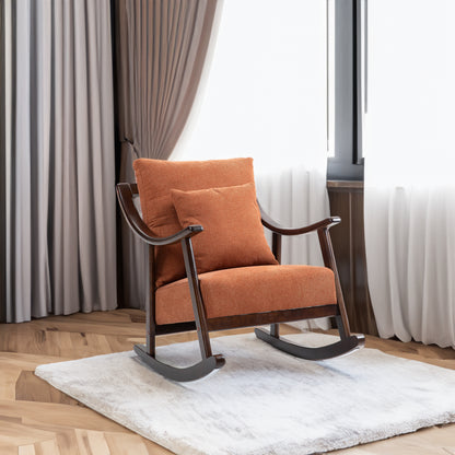 Woven Mid-Century Armchair Gray