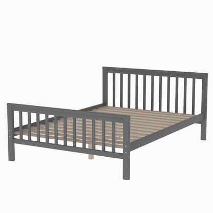 Full Loft Bunk Bed Gray