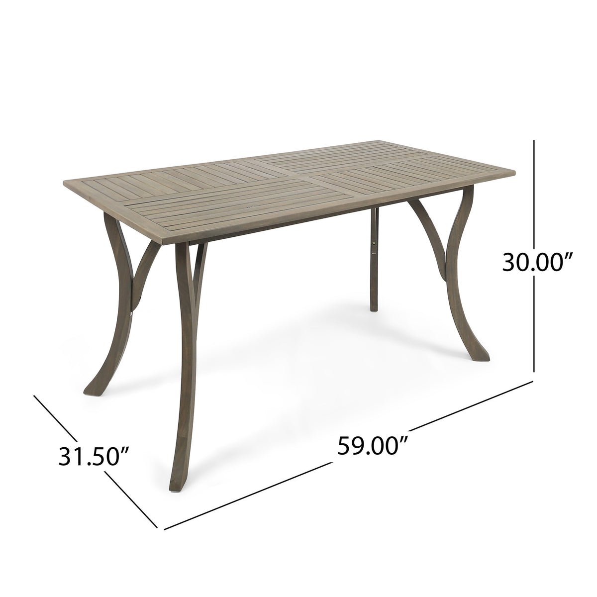 Wood Dining Table Natural Finish