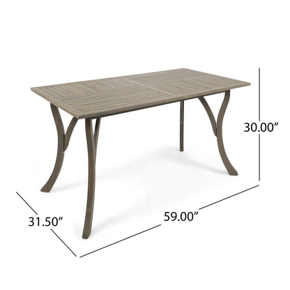 Wood Dining Table Natural Finish