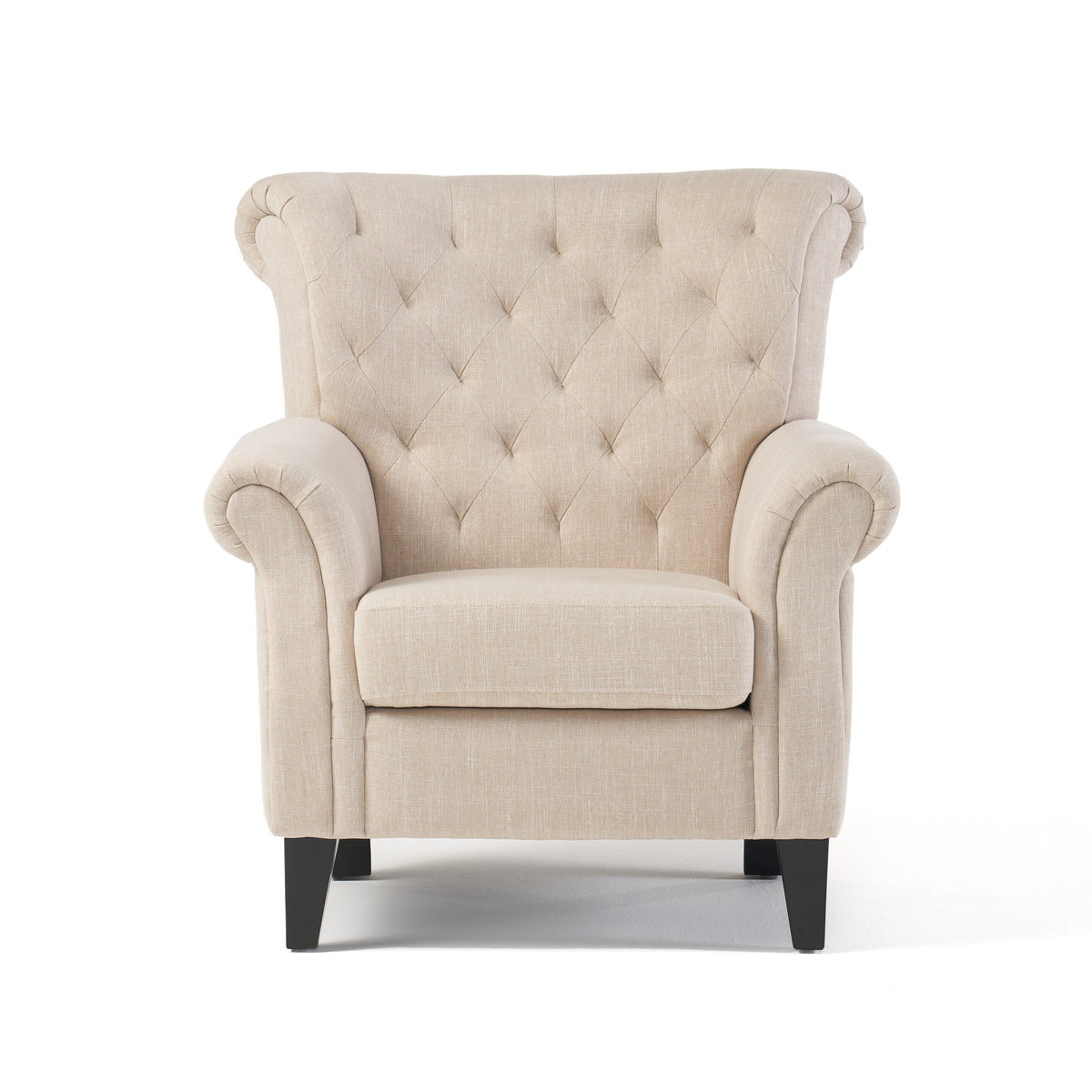 Springfield Tufted Accent Chair Gray