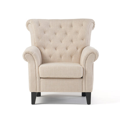 Springfield Tufted Accent Chair Gray