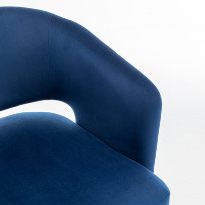 Velvet Swivel Club Chair