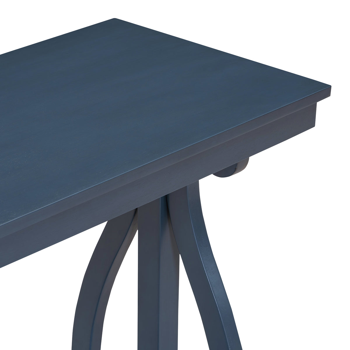 Rustic Console Table 48-Inch Navy Finish