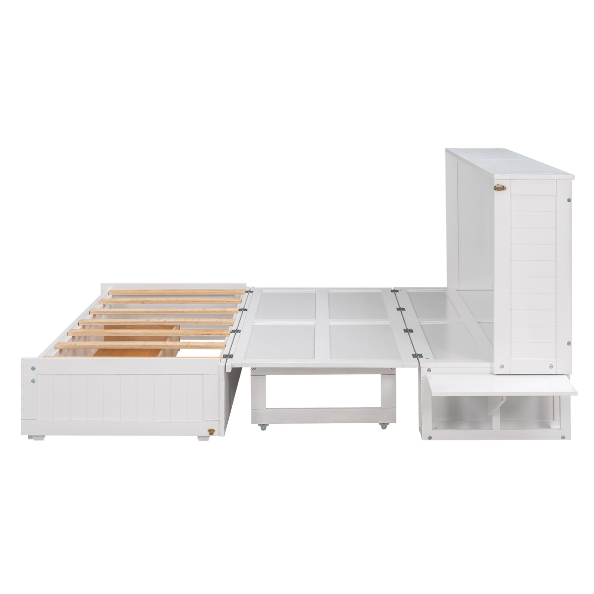 Queen Murphy Bed White