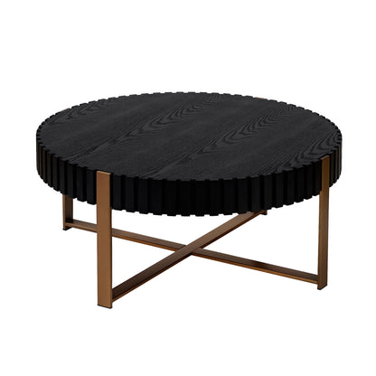 Drum Coffee Table Black