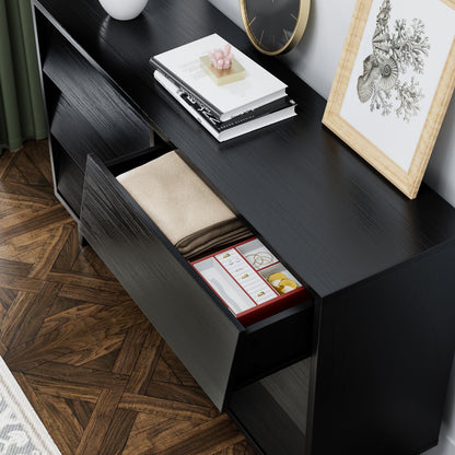 6-Drawer Double Dresser with Bevel Design
