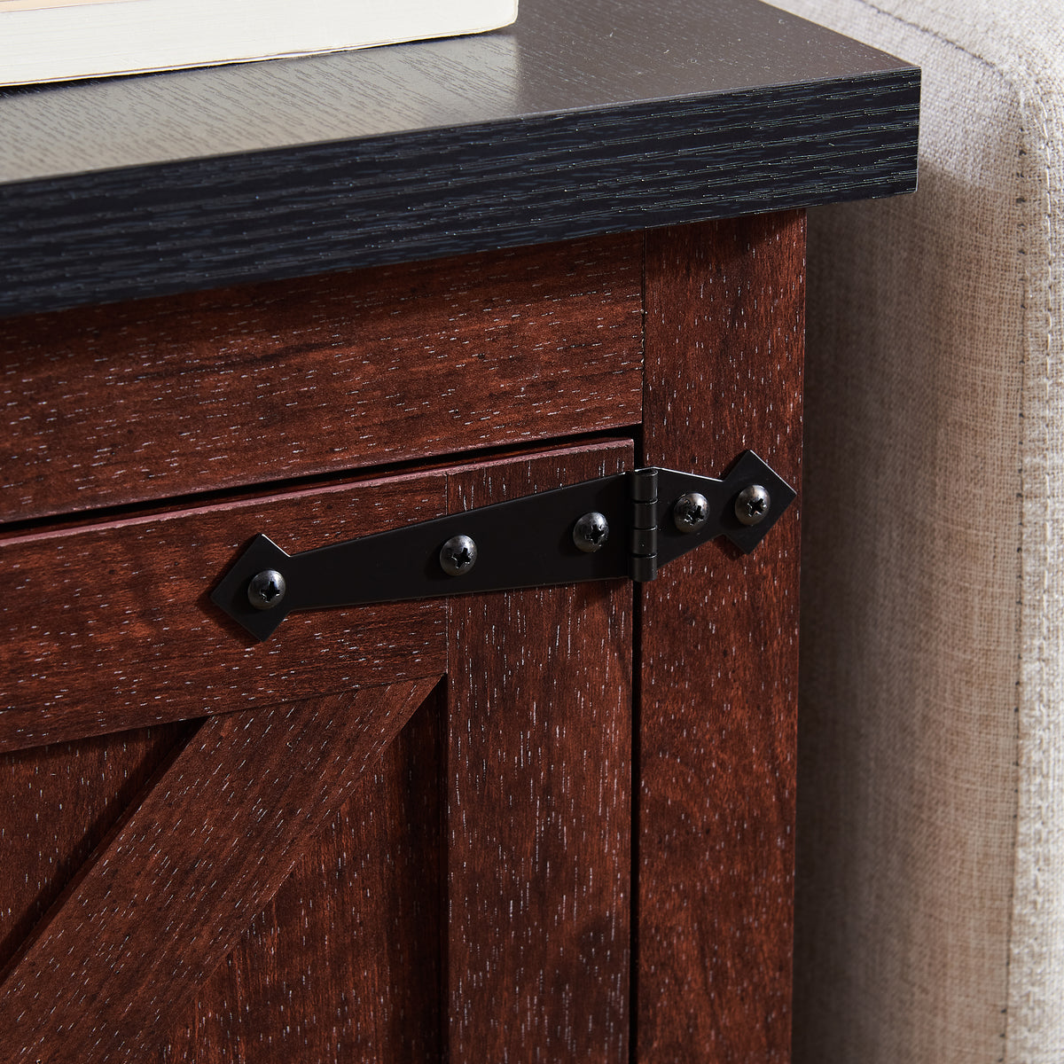 Farmhouse Nightstand – Oak Finish