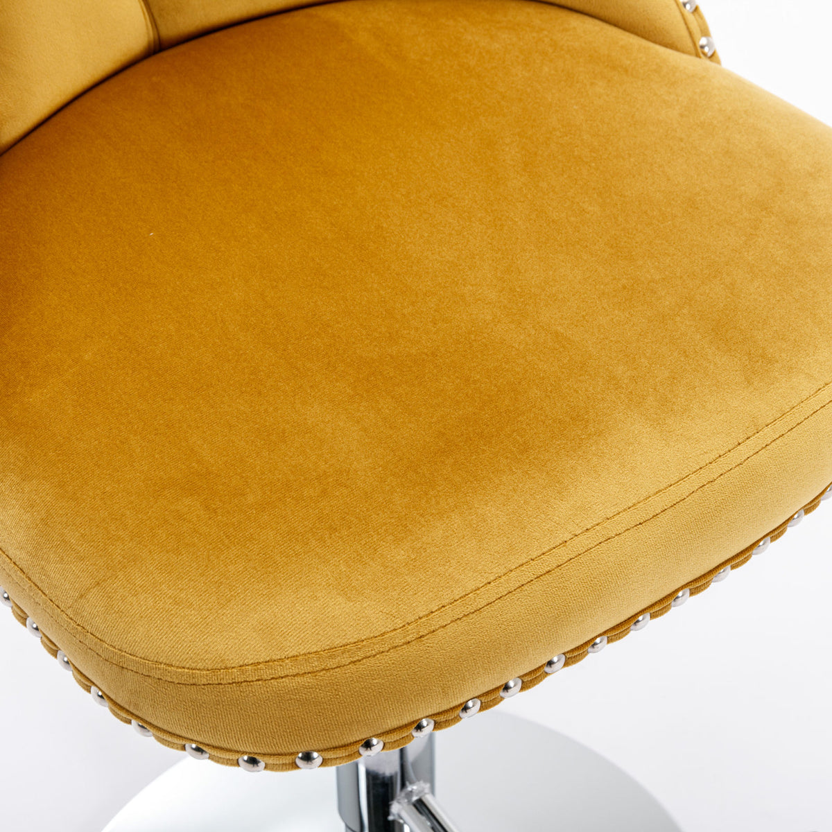Modern Bar Stools Set of 2 Gold Gray