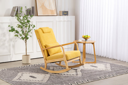 Upholstered Rocking Chair Gray