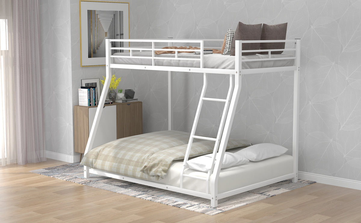 Metal Bunk Bed White