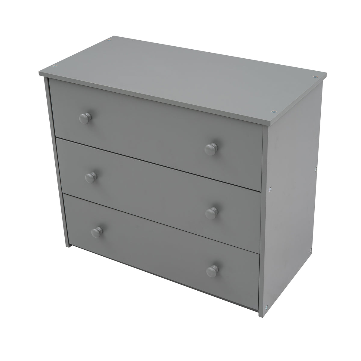 Twin Loft Bed with Desk Gray