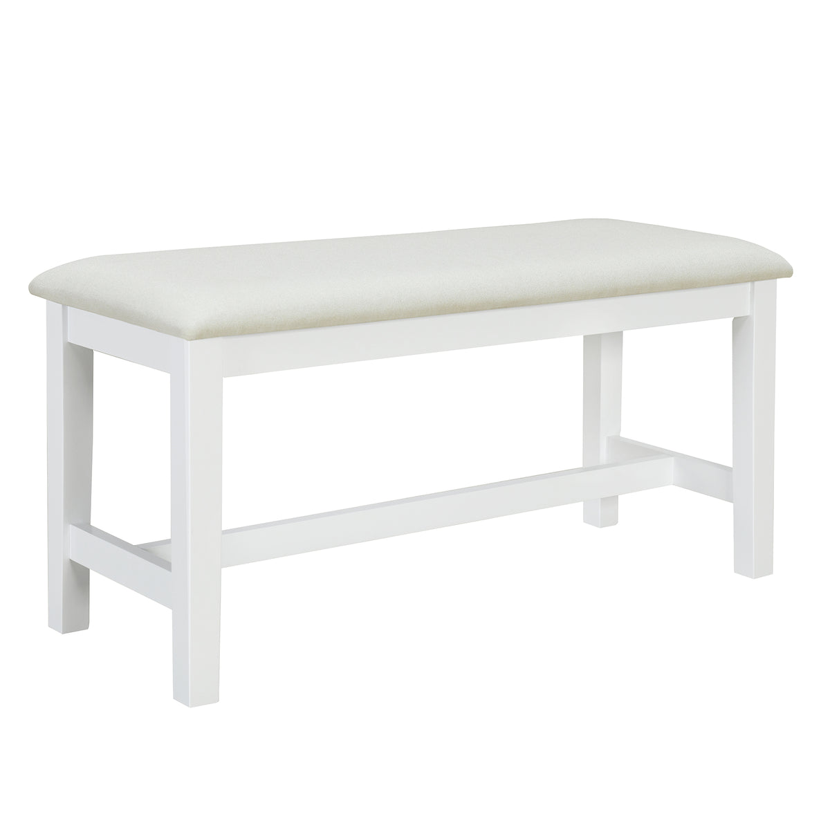 Topmax Farmhouse Dining Set (6 pcs) – White