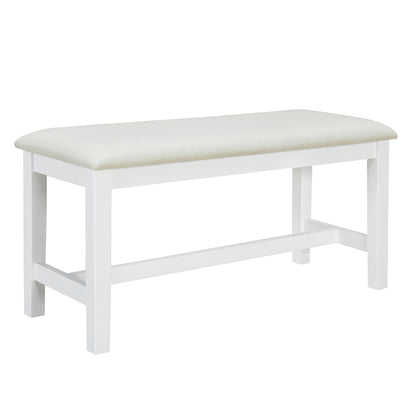 Topmax Farmhouse Dining Set (6 pcs) – White