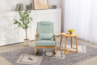 Upholstered Rocking Chair Brown