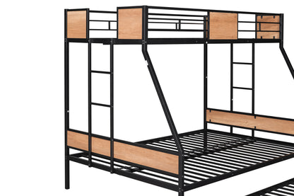 Metal Twin over Full Bunk Bed White