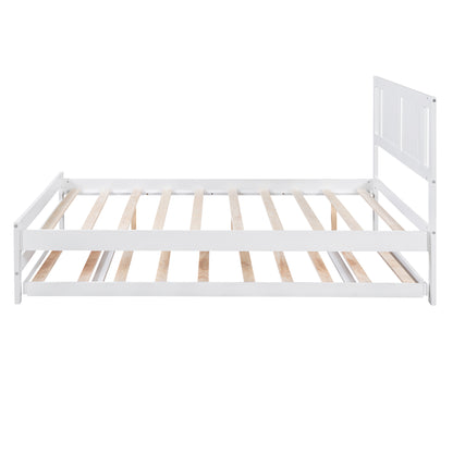 Adjustable Platform Bed Frame White