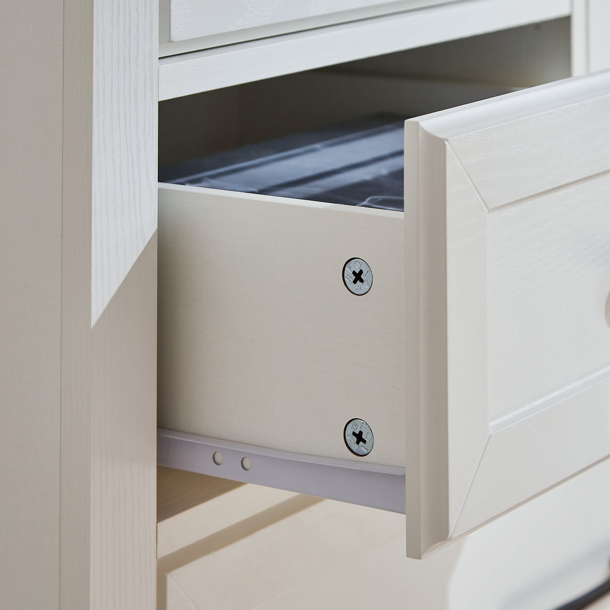 Farmhouse 5-Drawer Dresser White