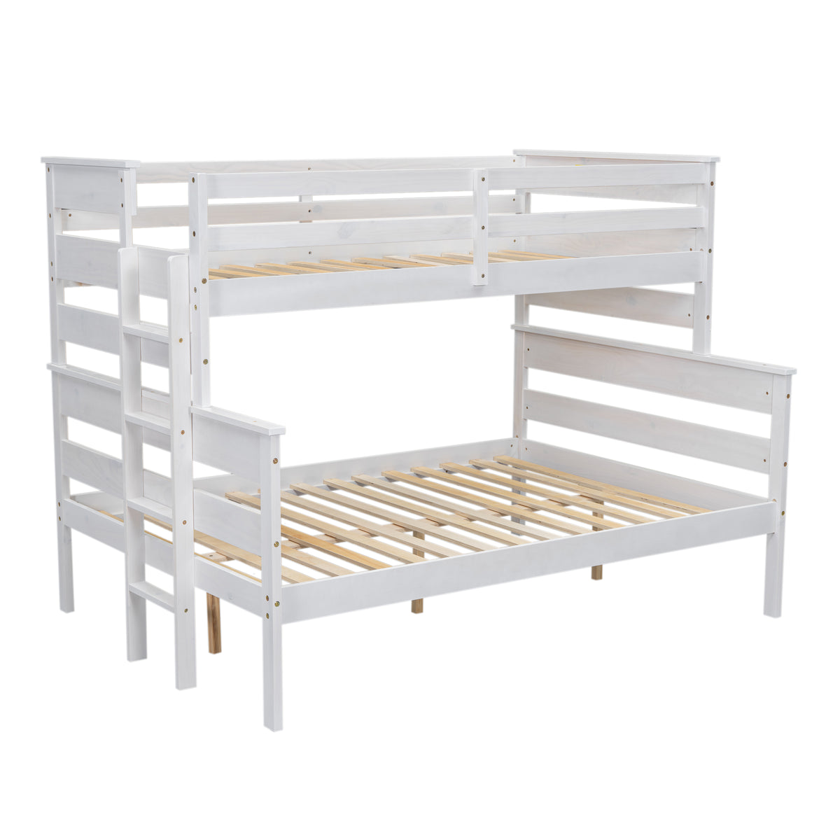 Twin over Full Bunk Bed White