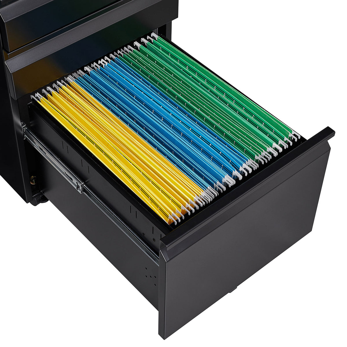 3-Drawer Metal Filing Cabinet with Lock
