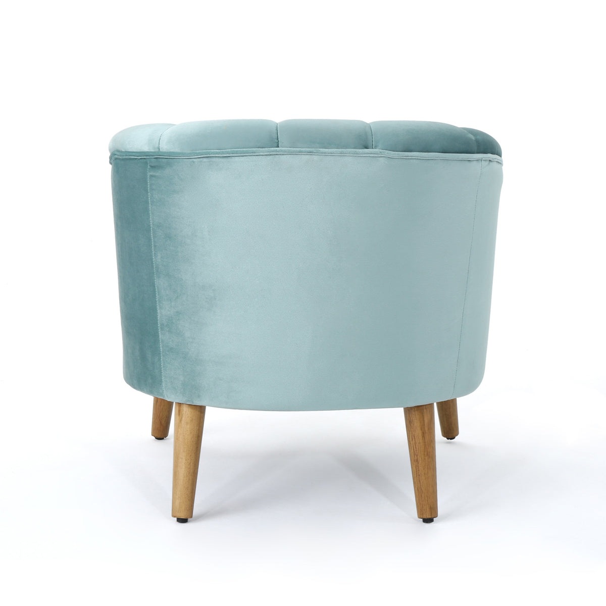 Velvet Accent Chair for Living Rooms Blue