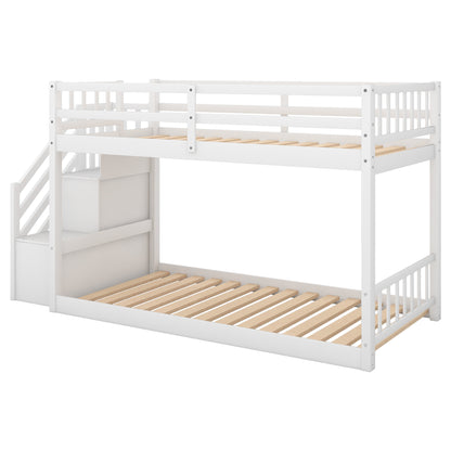Twin Bunk Bed White
