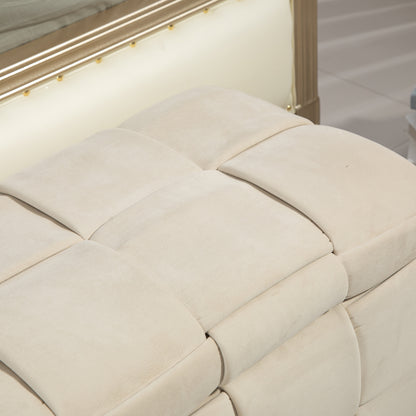 Ottoman Stool Beige