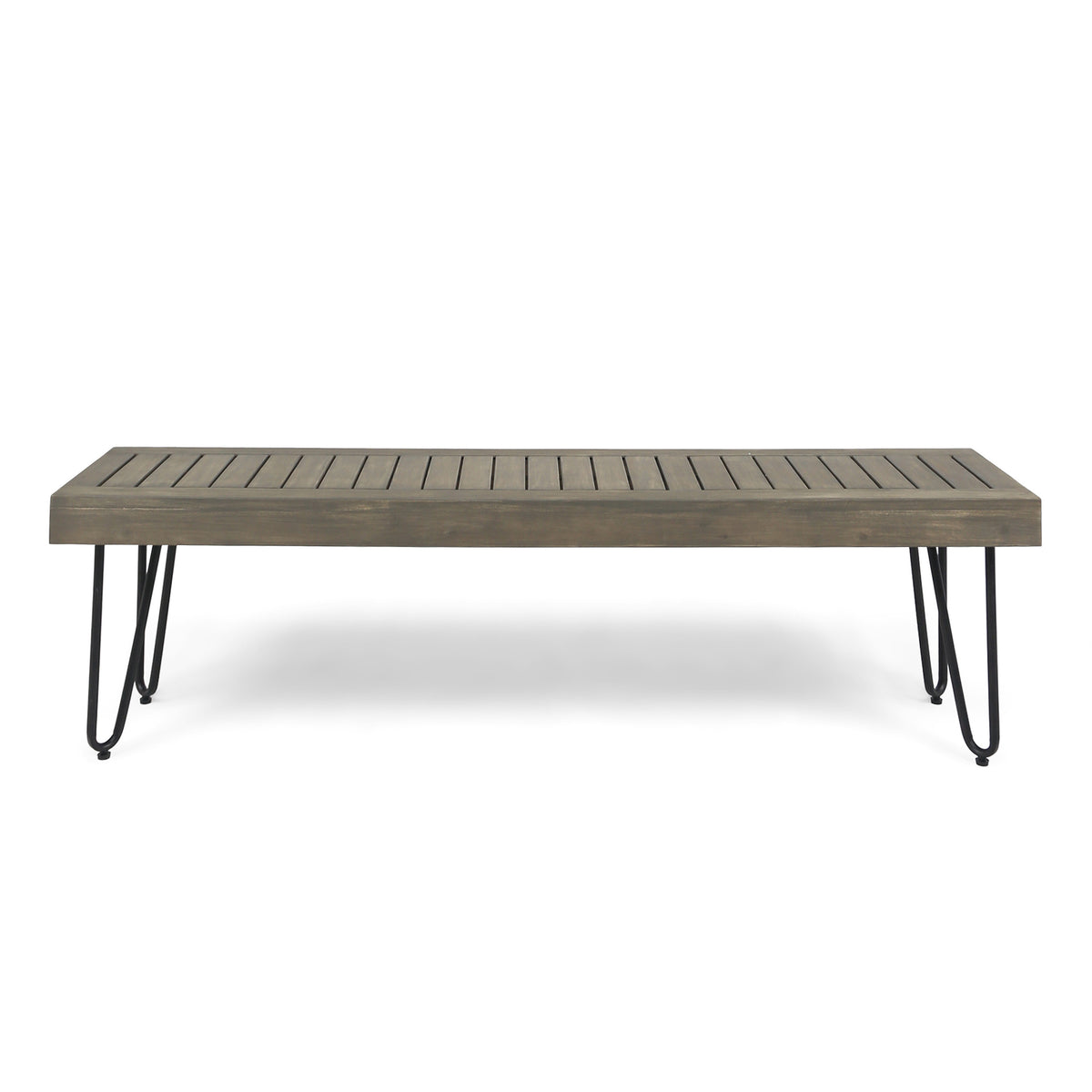 Jane Industrial Wood & Metal Bench