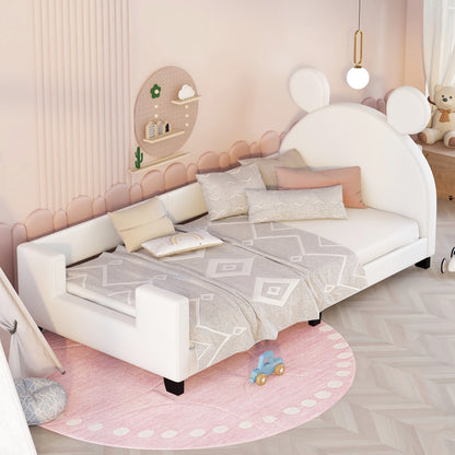 Twin Upholstered Daybed White