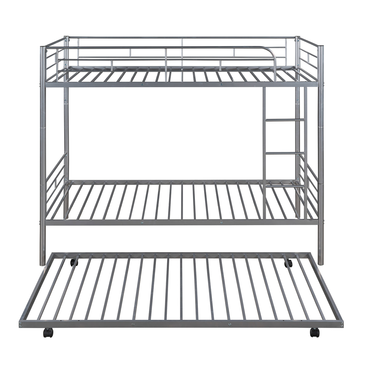 Twin Over Twin Bunk Bed White