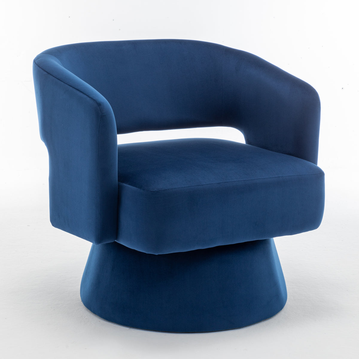 Velvet Swivel Club Chair