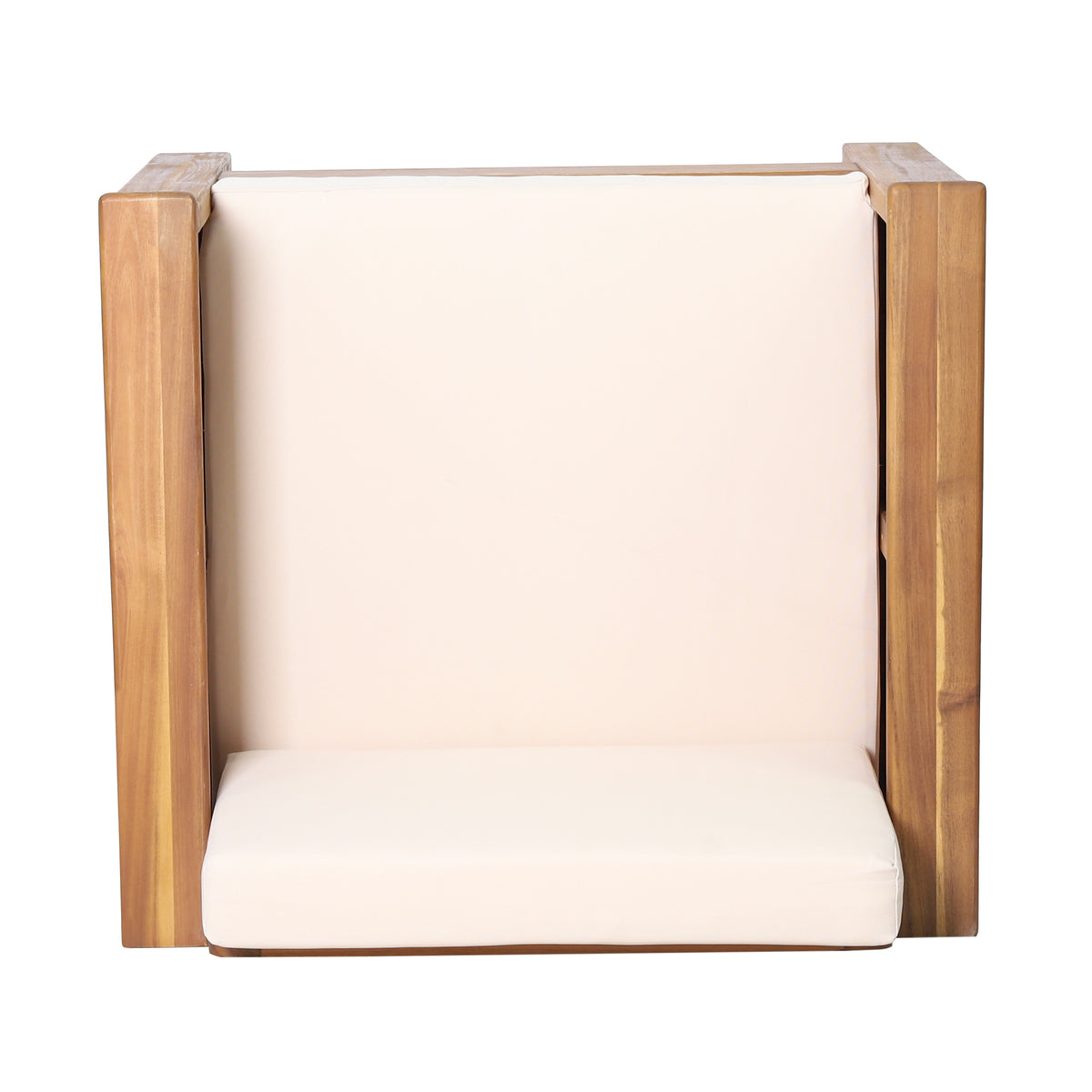 Outdoor Acacia Club Chairs (2 pcs) – Teak Beige