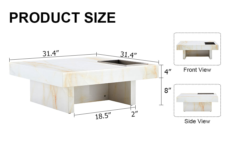 Modern Coffee Table Wood Finish