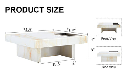 Modern Coffee Table Wood Finish