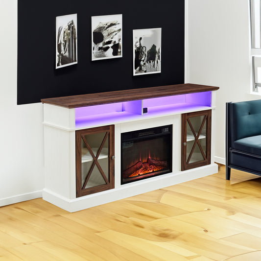 LED Farmhouse TV Console – 65/70/75”