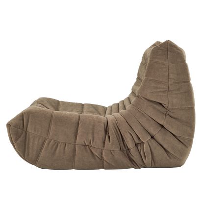 Floor Bean Bag Chair Gray