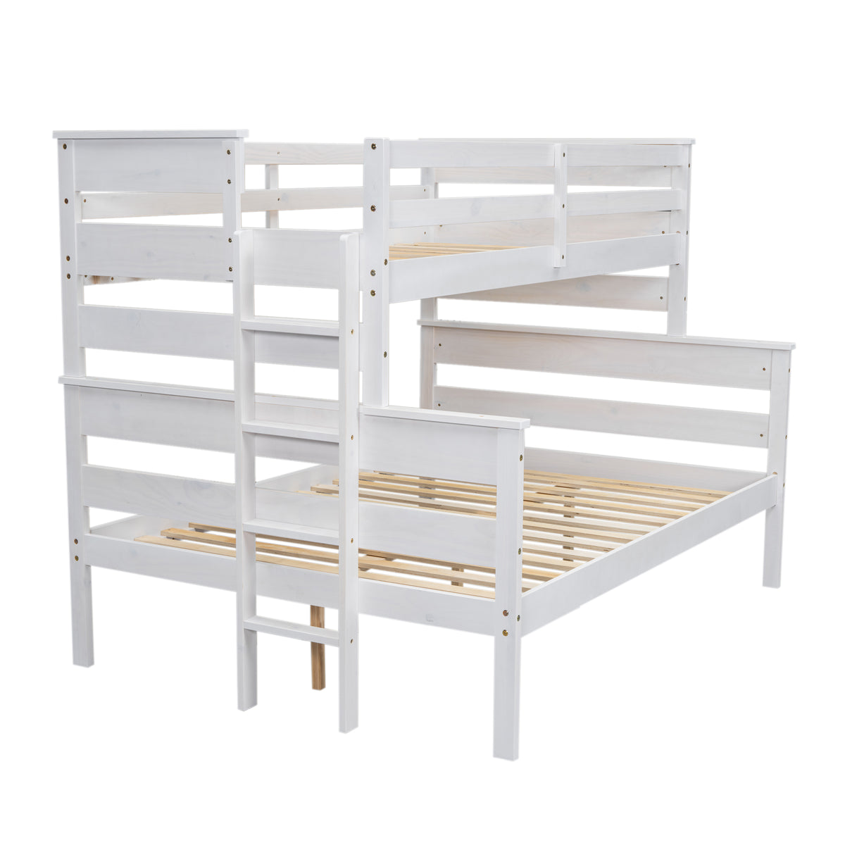 Twin over Full Bunk Bed White
