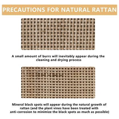 Rattan Dresser Black