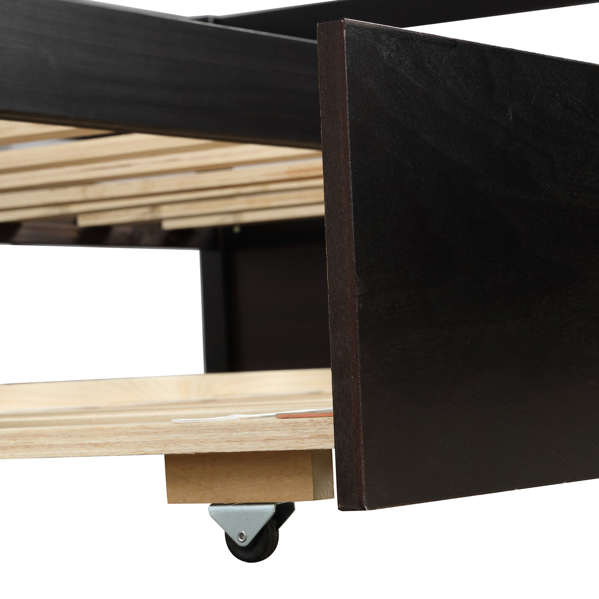 Espresso Twin Daybed with Trundle