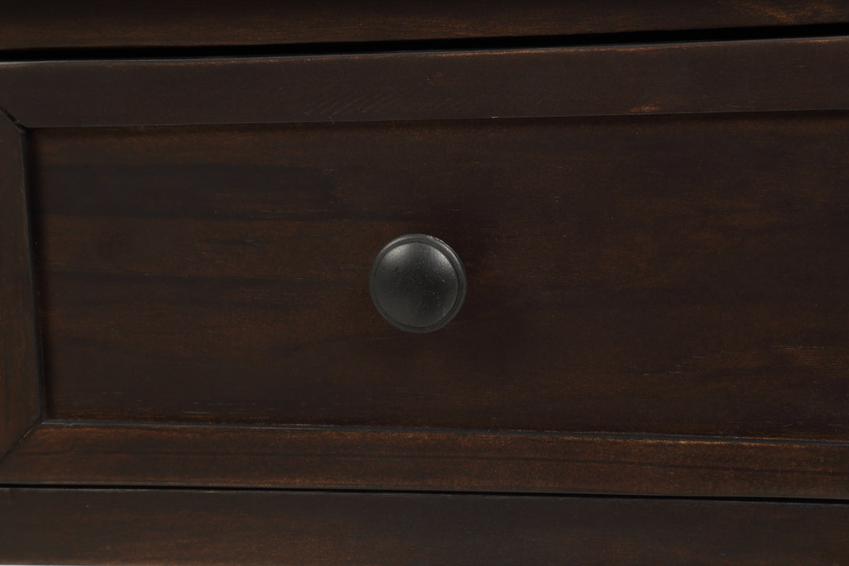 Console Table with Storage Espresso