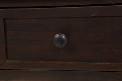 Console Table with Storage Espresso