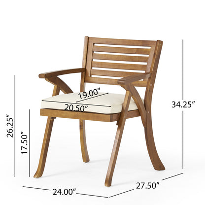 Hermosa 5-Piece Wood Dining Set Teak