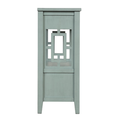 Farmhouse Console Table Blue