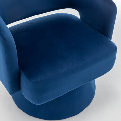 Velvet Swivel Club Chair