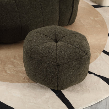 Soft Bean Bag Chair – Gray High-Resilience Foam